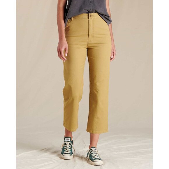 Toad&Co Pants - Toad & Co Womens Earthworks High Rise Pants Organic Cotton Tencel Blend 8